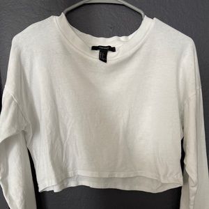 Forever 21 long sleeve Crop Top